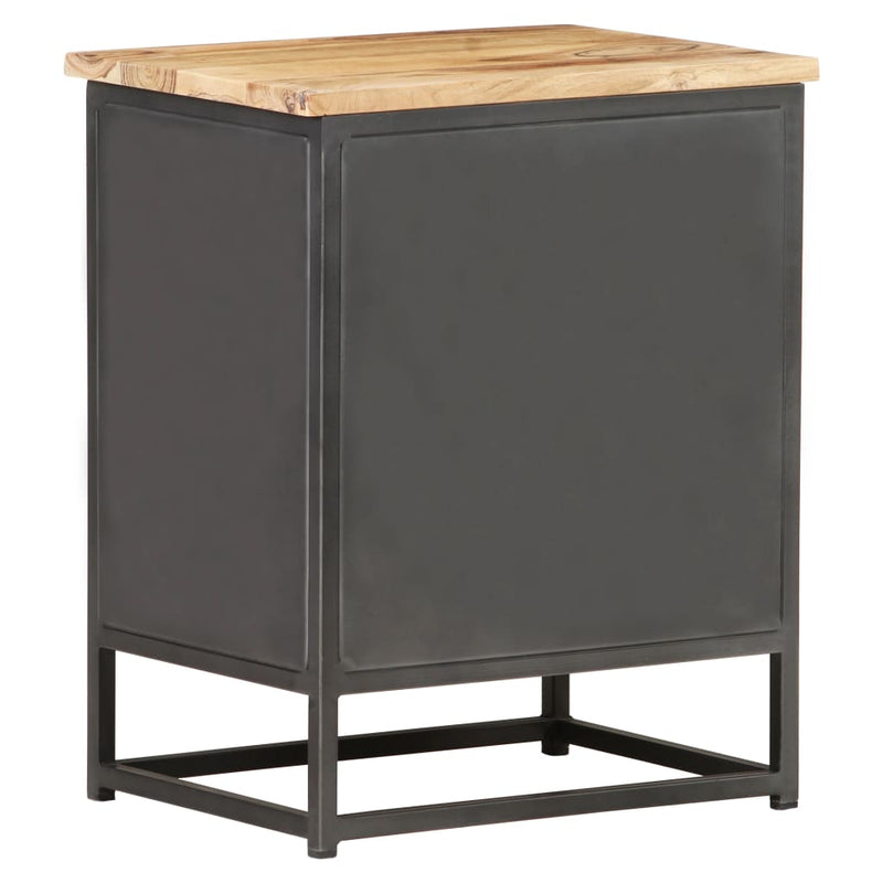 vidaXL Bedside Cabinet 40x30x50 cm Solid Acacia Wood