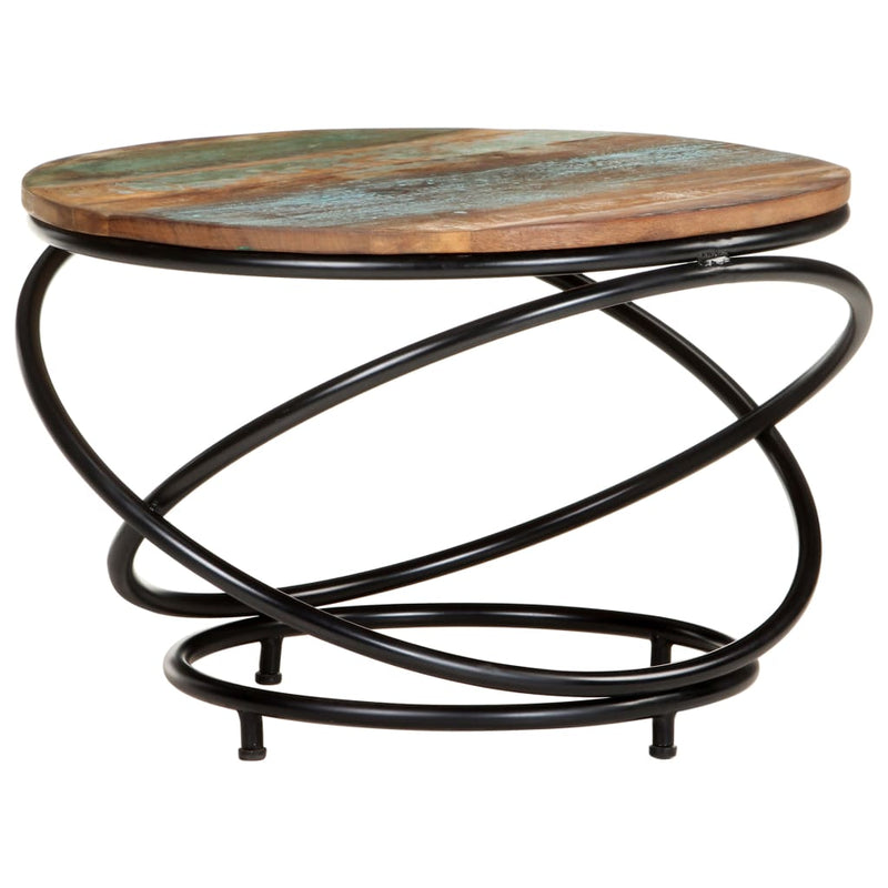 vidaXL Coffee Table 60x60x40 cm Solid Reclaimed Wood