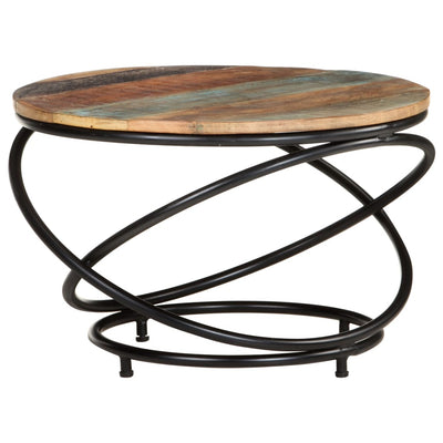 vidaXL Coffee Table 60x60x40 cm Solid Reclaimed Wood