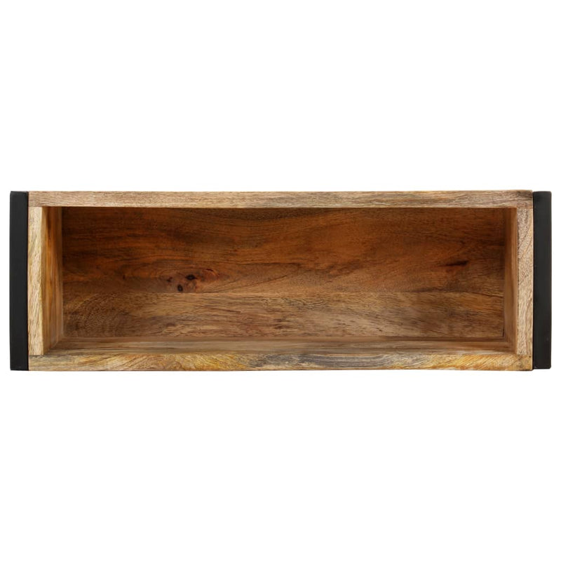 vidaXL Planter 60x20x68 cm Rough Mango Wood