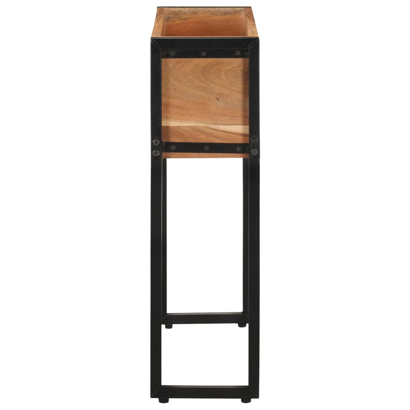 vidaXL Planter 60x20x68 cm Solid Acacia Wood