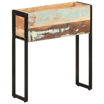 vidaXL Planter 60x20x68 cm Solid Reclaimed Wood