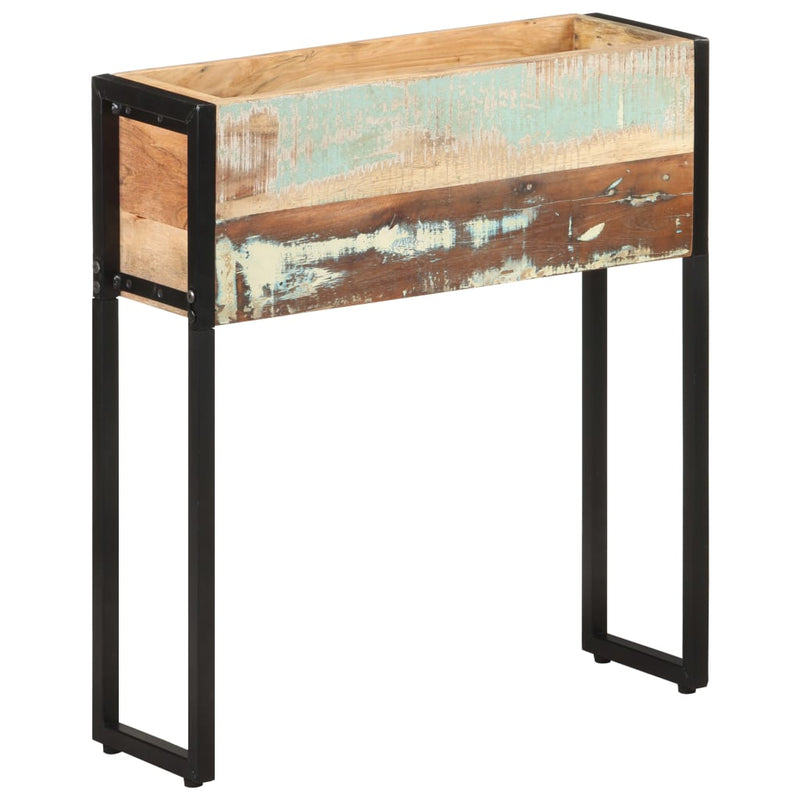 vidaXL Planter 60x20x68 cm Solid Reclaimed Wood