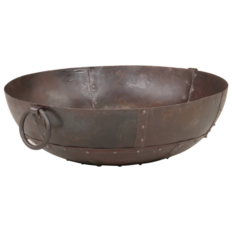 vidaXL Rustic Fire Pit Ø 40 cm Iron