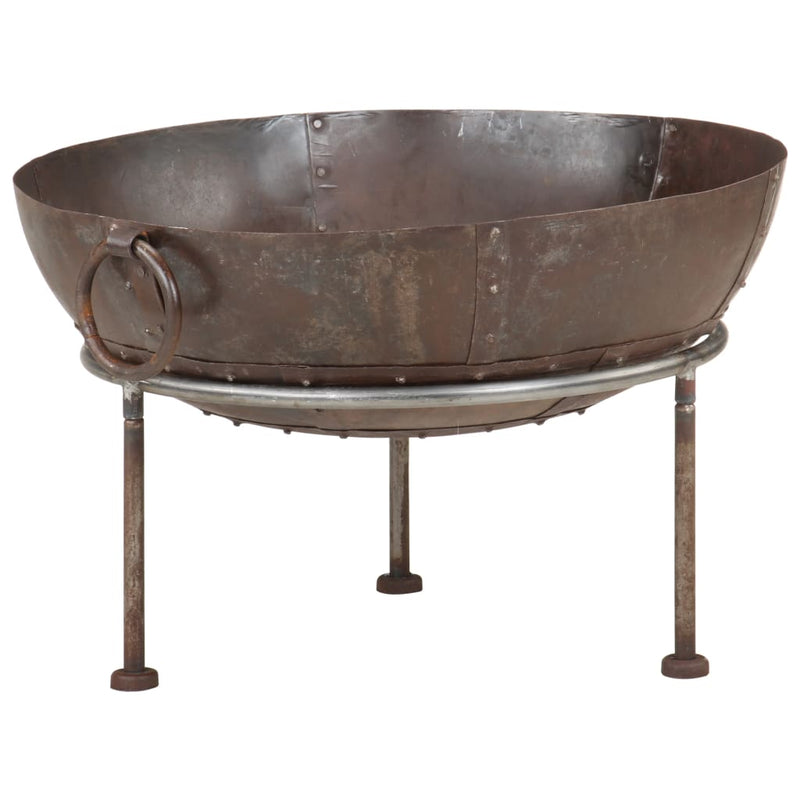 vidaXL Rustic Fire Pit Ø 40 cm Iron