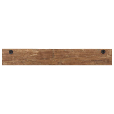 vidaXL Hall Hanger with 5 Hooks 100x2.5x15 cm Solid Reclaimed Wood
