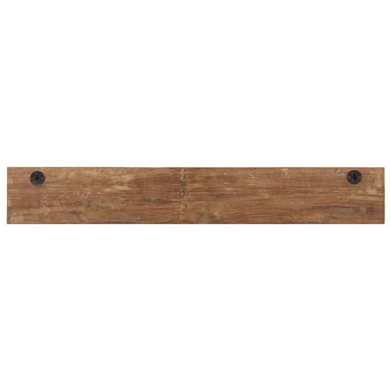 vidaXL Hall Hanger with 5 Hooks 100x2.5x15 cm Solid Reclaimed Wood