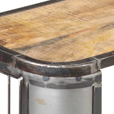 vidaXL Sideboard 120x30x73 cm Solid Mango Wood