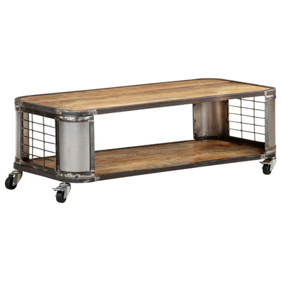 vidaXL Coffee Table 100x50x35 cm Solid Mango Wood