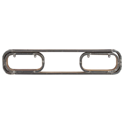 vidaXL 3 Piece Wall Shelf Set Solid Mango Wood