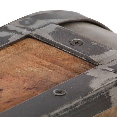 vidaXL 3 Piece Wall Shelf Set Solid Mango Wood