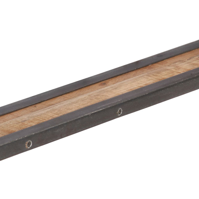 vidaXL 3 Piece Wall Shelf Set Solid Mango Wood