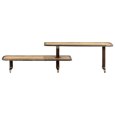 vidaXL TV Cabinet 160x30x40 cm Solid Mango Wood