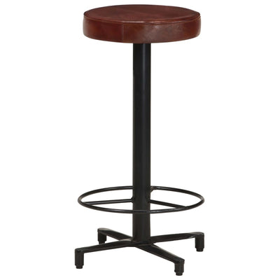 vidaXL Bar Stools 2 pcs 66 cm Real Leather
