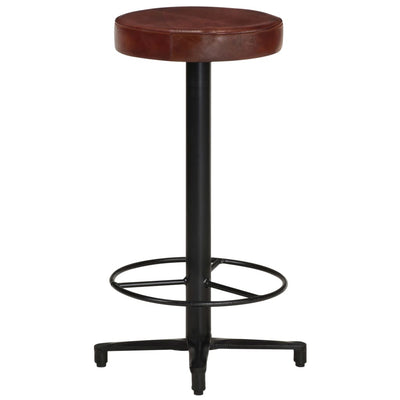 vidaXL Bar Stools 2 pcs 66 cm Real Leather