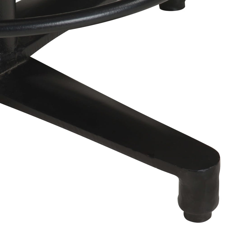 vidaXL Bar Stools 2 pcs 66 cm Real Leather