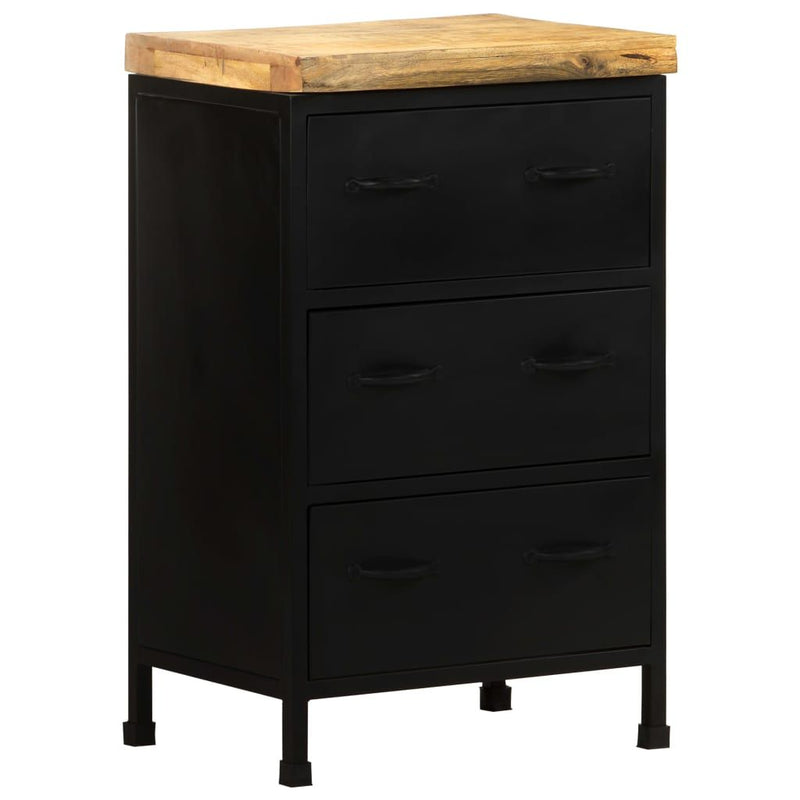 vidaXL Sideboard 47x35x76 cm Rough Mango Wood