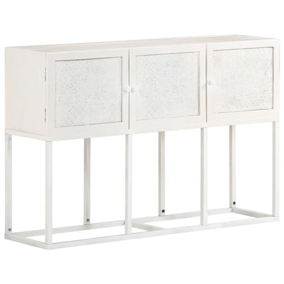 vidaXL Sideboard 115x30x76 cm Solid Mango Wood