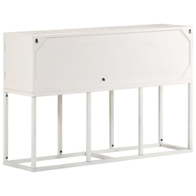 vidaXL Sideboard 115x30x76 cm Solid Mango Wood