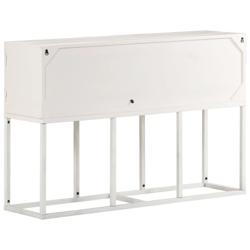 vidaXL Sideboard 115x30x76 cm Solid Mango Wood