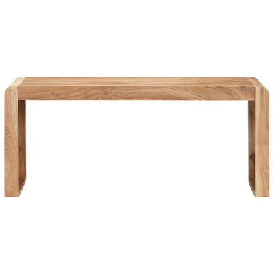 vidaXL Bench 110x38x46 cm Solid Acacia Wood