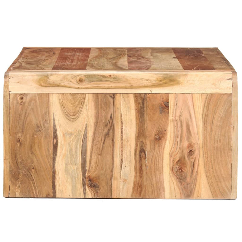 vidaXL Coffee Table 110x63x35 cm Solid Acacia Wood
