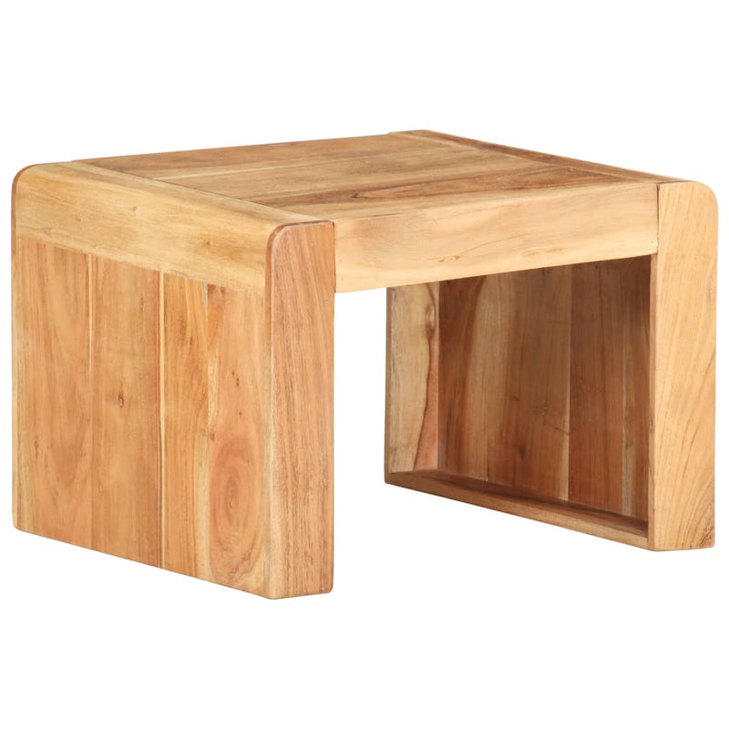 vidaXL Side Table 43x40x30 cm Solid Acacia Wood