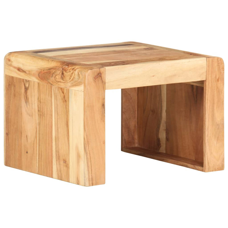 vidaXL Side Table 43x40x30 cm Solid Acacia Wood