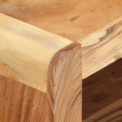 vidaXL 2 Piece TV Cabinet Solid Acacia Wood