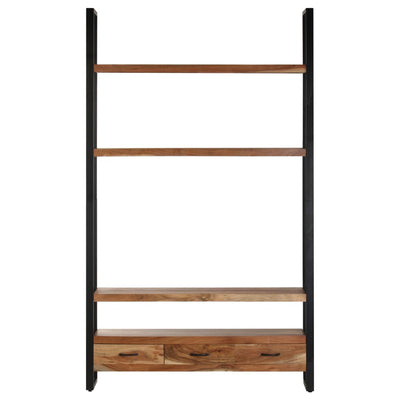 vidaXL Bookshelf 118x30x200 cm Solid Acacia Wood