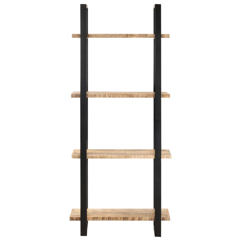 vidaXL 4-Tier Bookcase 80x40x180 cm Rough Mango Wood