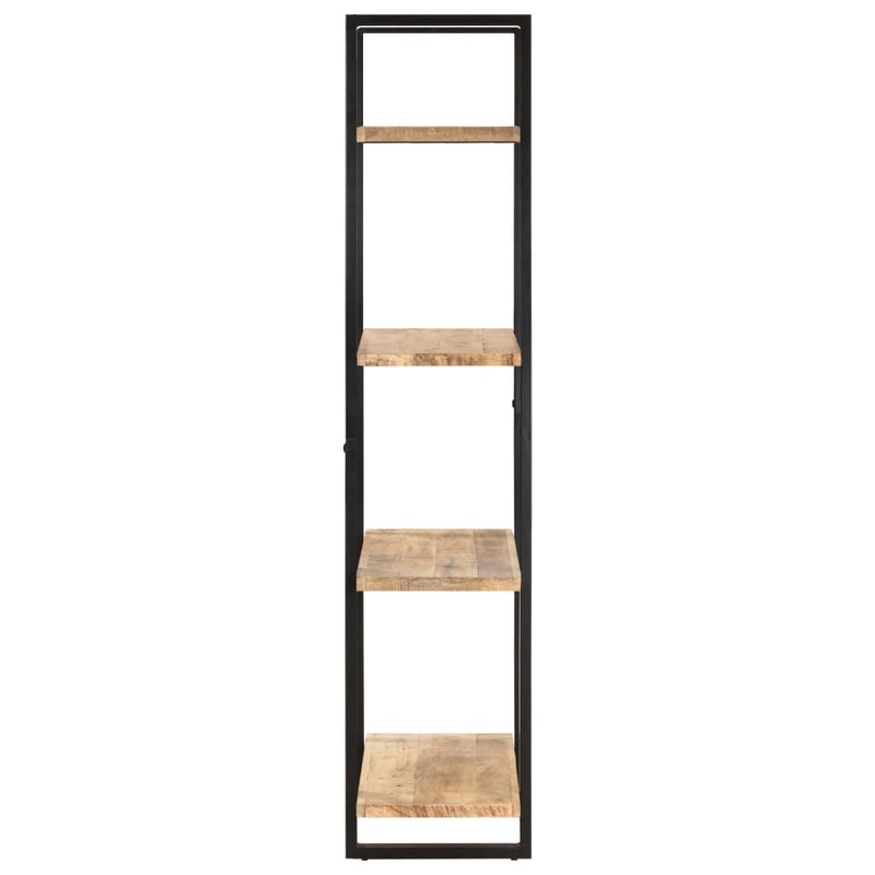 vidaXL 4-Tier Bookcase 80x40x180 cm Rough Mango Wood