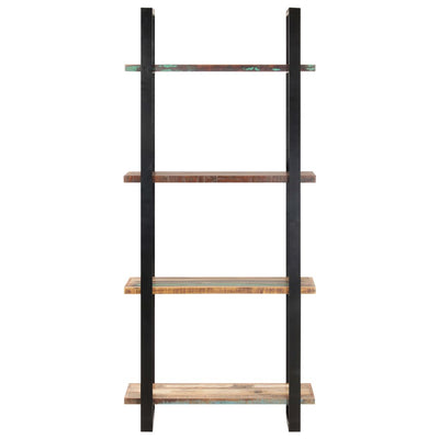 vidaXL 4-Tier Bookcase 80x40x180 cm Solid Reclaimed Wood