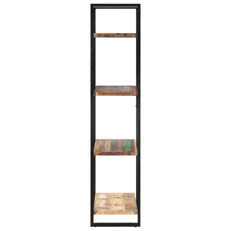 vidaXL 4-Tier Bookcase 80x40x180 cm Solid Reclaimed Wood