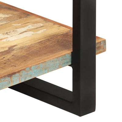 vidaXL 4-Tier Bookcase 80x40x180 cm Solid Reclaimed Wood