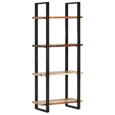 vidaXL 4-Tier Bookcase 80x40x180 cm Solid Reclaimed Wood