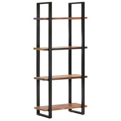 vidaXL 4-Tier Bookcase 80x40x180 cm Solid Reclaimed Wood