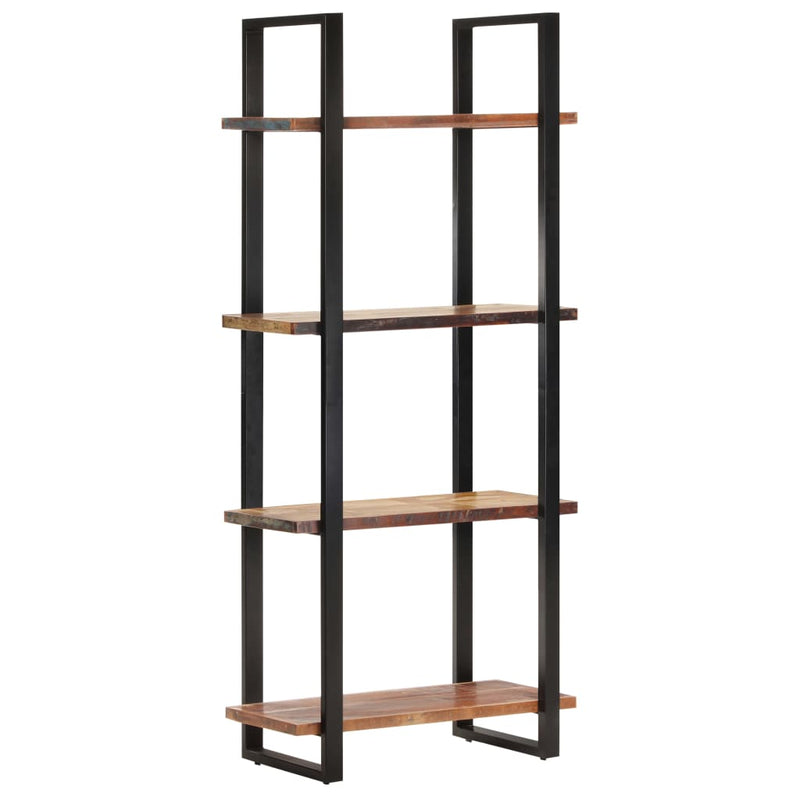 vidaXL 4-Tier Bookcase 80x40x180 cm Solid Reclaimed Wood