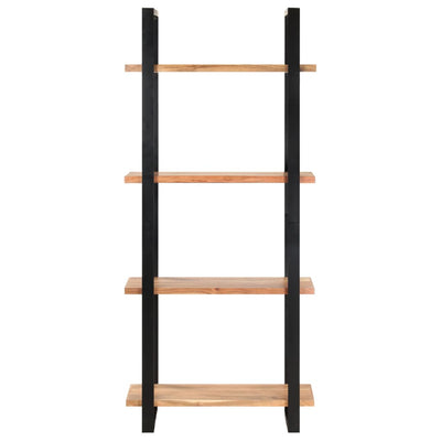 vidaXL 4-Tier Bookcase 80x40x180 cm Solid Acacia Wood