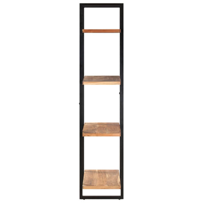 vidaXL 4-Tier Bookcase 80x40x180 cm Solid Acacia Wood