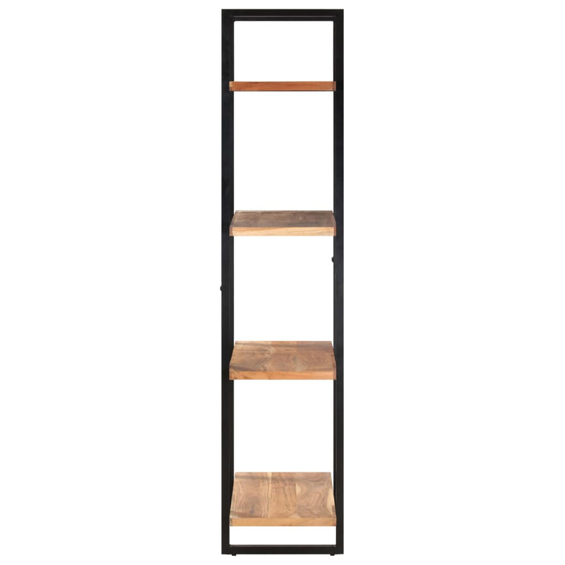 vidaXL 4-Tier Bookcase 80x40x180 cm Solid Acacia Wood