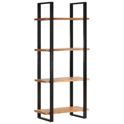vidaXL 4-Tier Bookcase 80x40x180 cm Solid Acacia Wood