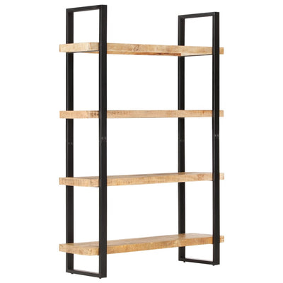 vidaXL 4-Tier Bookcase 160x40x180 cm Rough Mango Wood