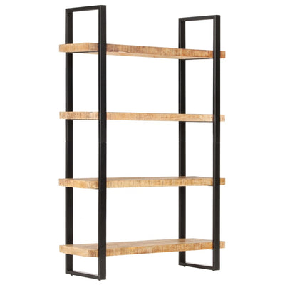 vidaXL 4-Tier Bookcase 160x40x180 cm Rough Mango Wood