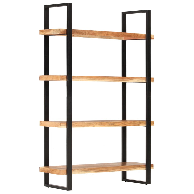vidaXL 4-Tier Bookcase 160x40x180 cm Solid Acacia Wood