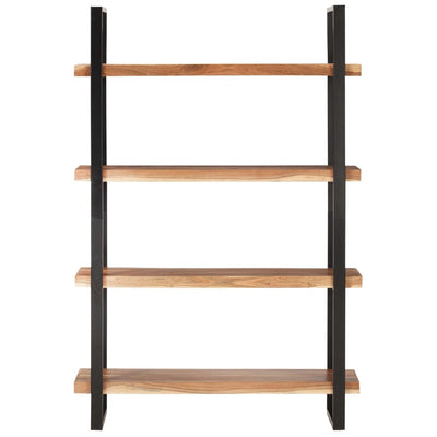 vidaXL 4-Tier Bookcase 160x40x180 cm Solid Acacia Wood