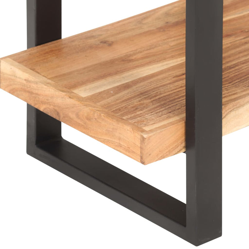 vidaXL 4-Tier Bookcase 160x40x180 cm Solid Acacia Wood