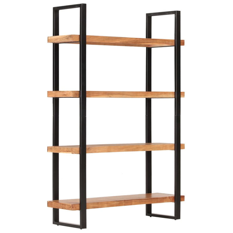 vidaXL 4-Tier Bookcase 160x40x180 cm Solid Acacia Wood