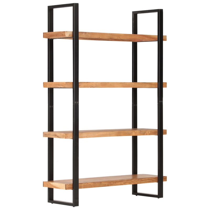 vidaXL 4-Tier Bookcase 160x40x180 cm Solid Acacia Wood
