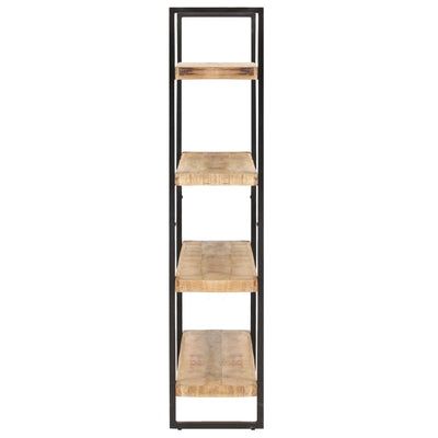 vidaXL 4-Tier Bookcase 160x40x180 cm Rough Mango Wood